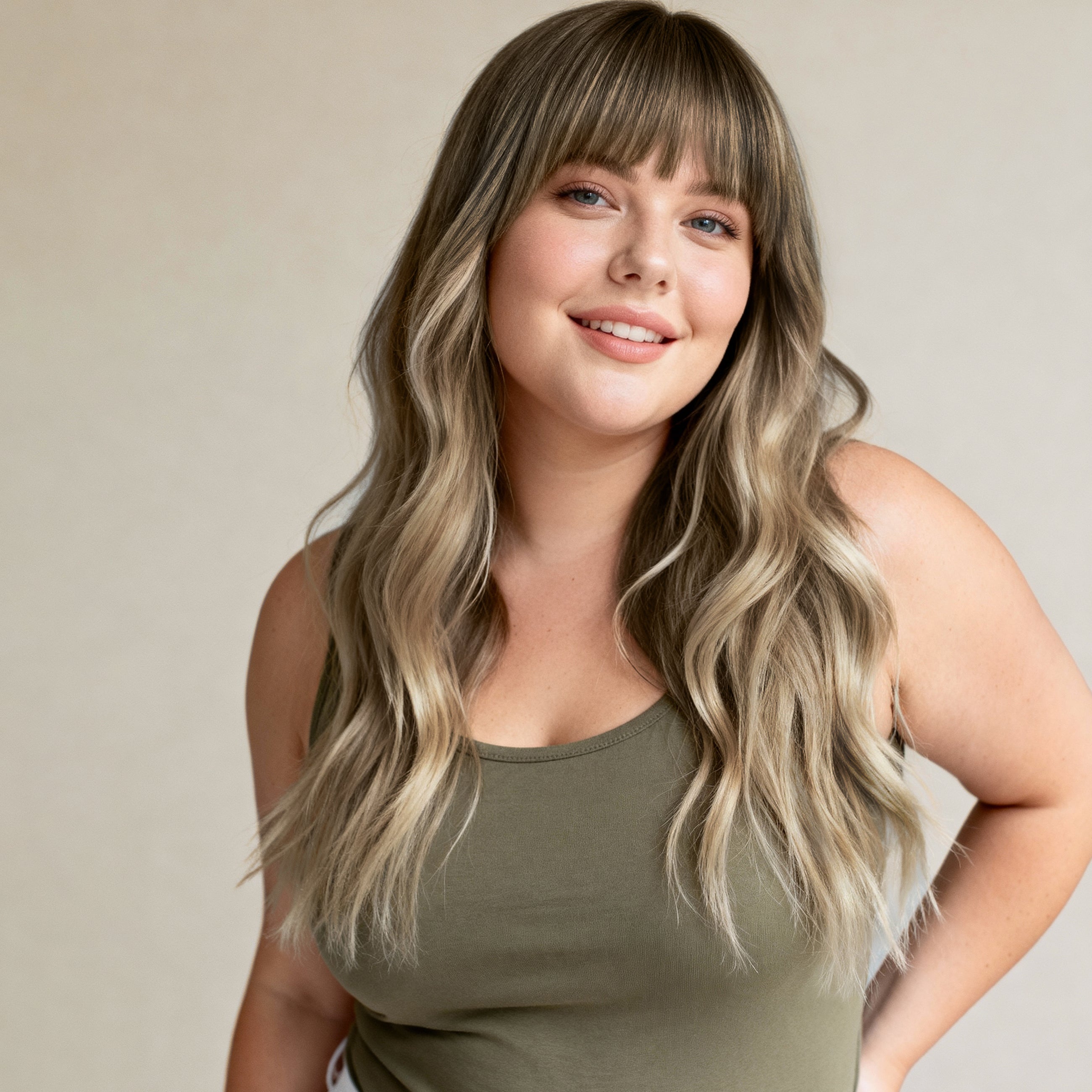 Clip in - Beige Blonde Balayage 3B+16B