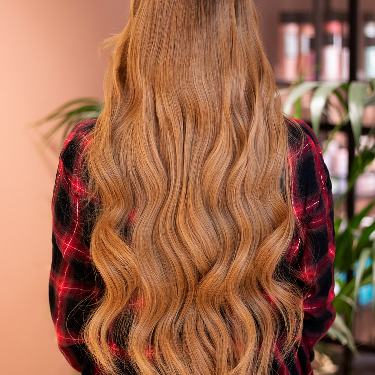 Halo hair extensions - Lys rødbrun nr. 7
