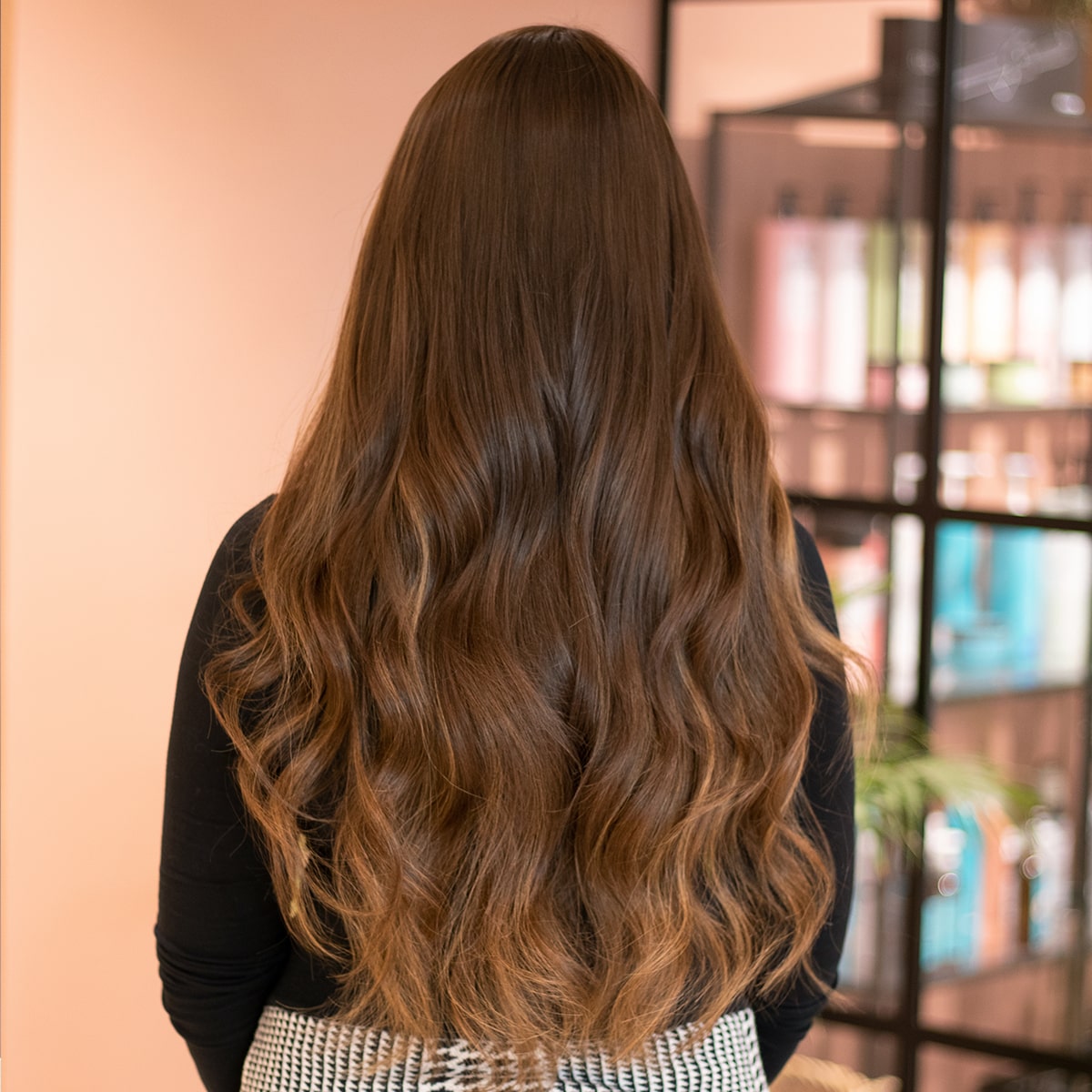 Hår trense - Natural Brown Balayage 2B+5