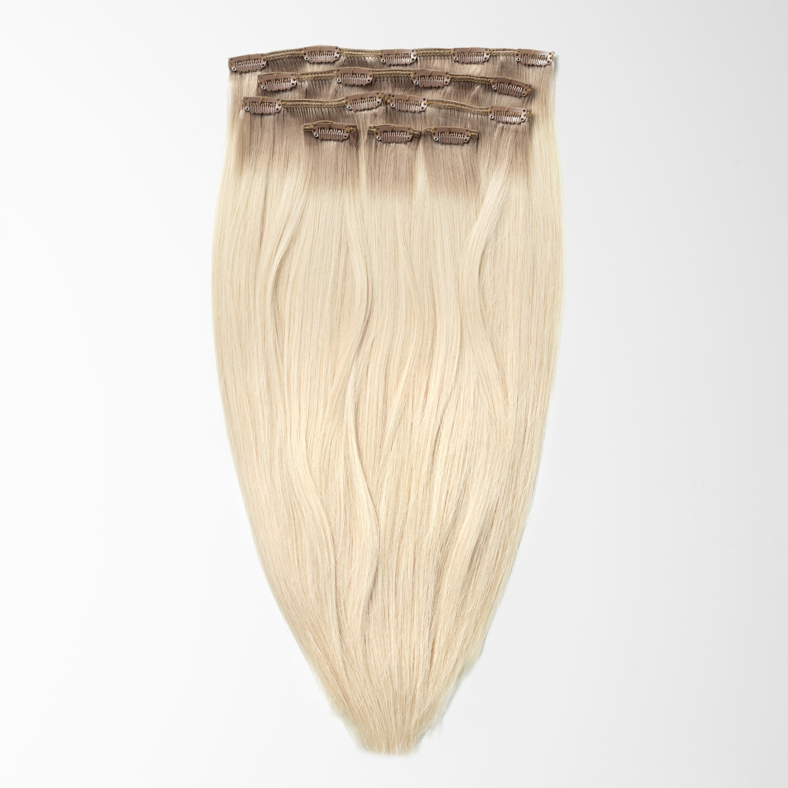 Clip in - Light Ash Blonde Root 16B+60B