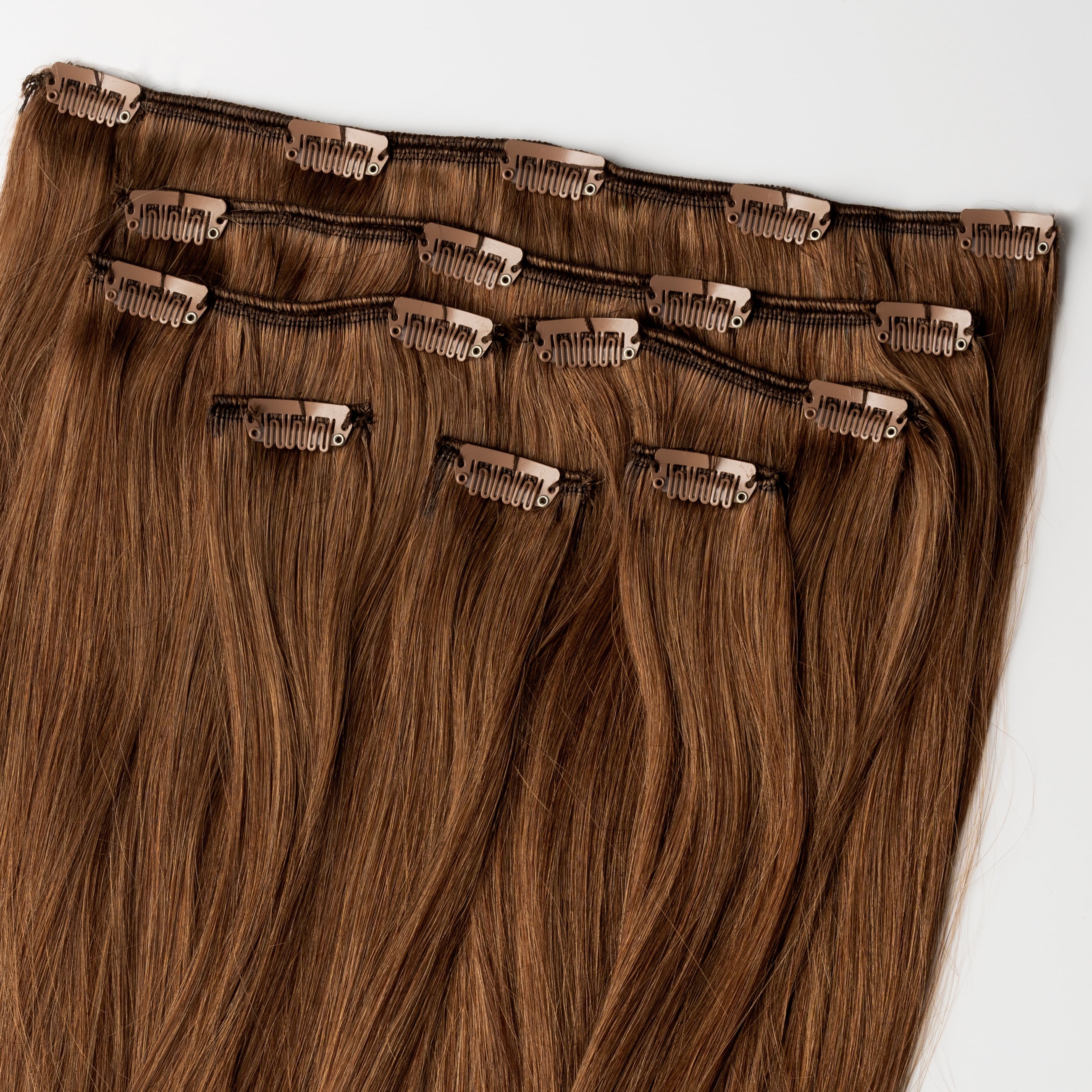 Clip in - Chestnut Brown 6