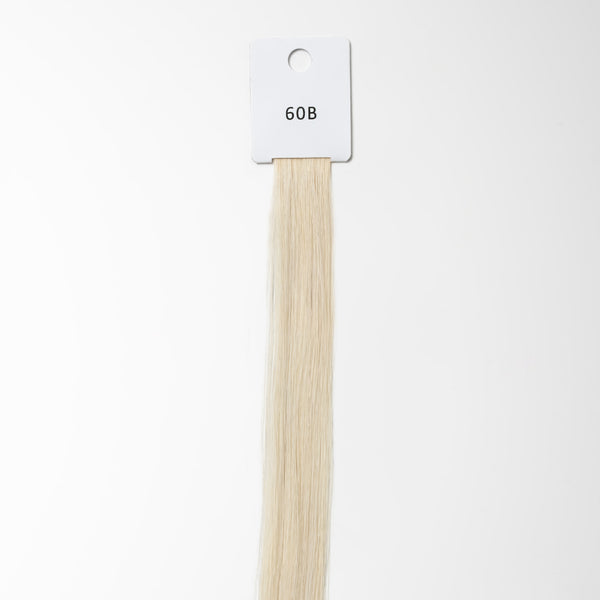 Color sample - Light Ash Blonde 60B Color sample - Light Ash Blonde 60B