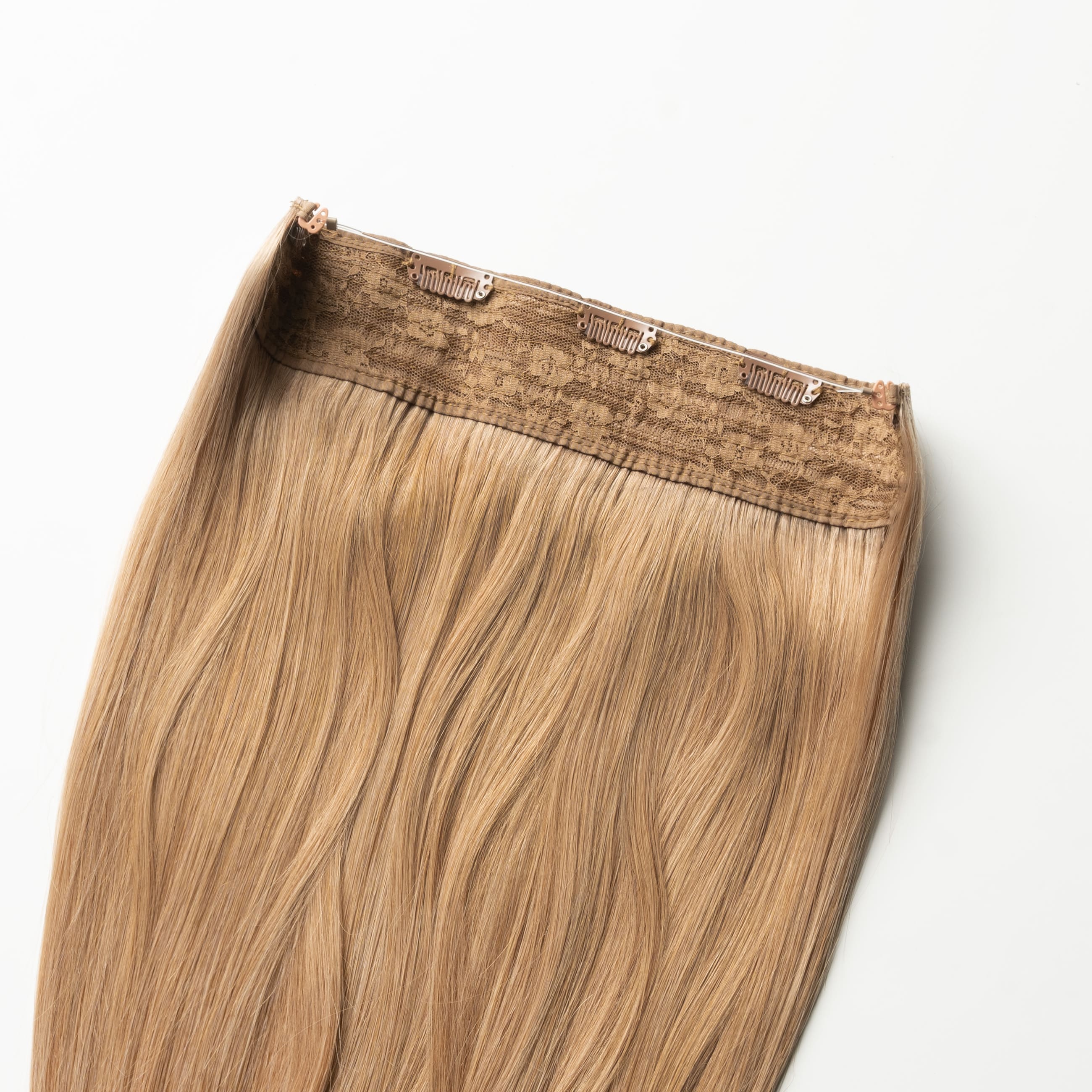 Halo hair extensions - Lys brun nr. 10