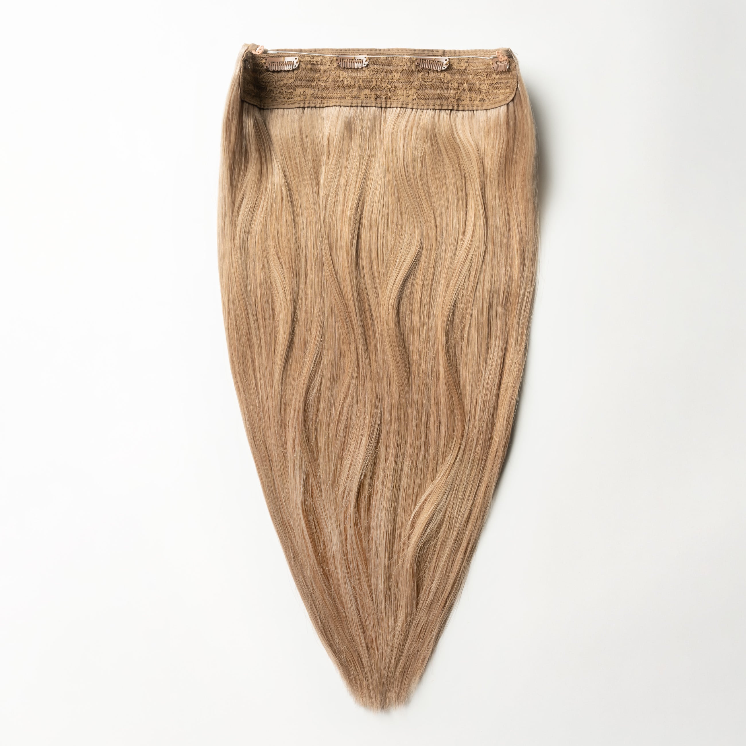 Halo hair extensions - Lys askbrun nr. 12B