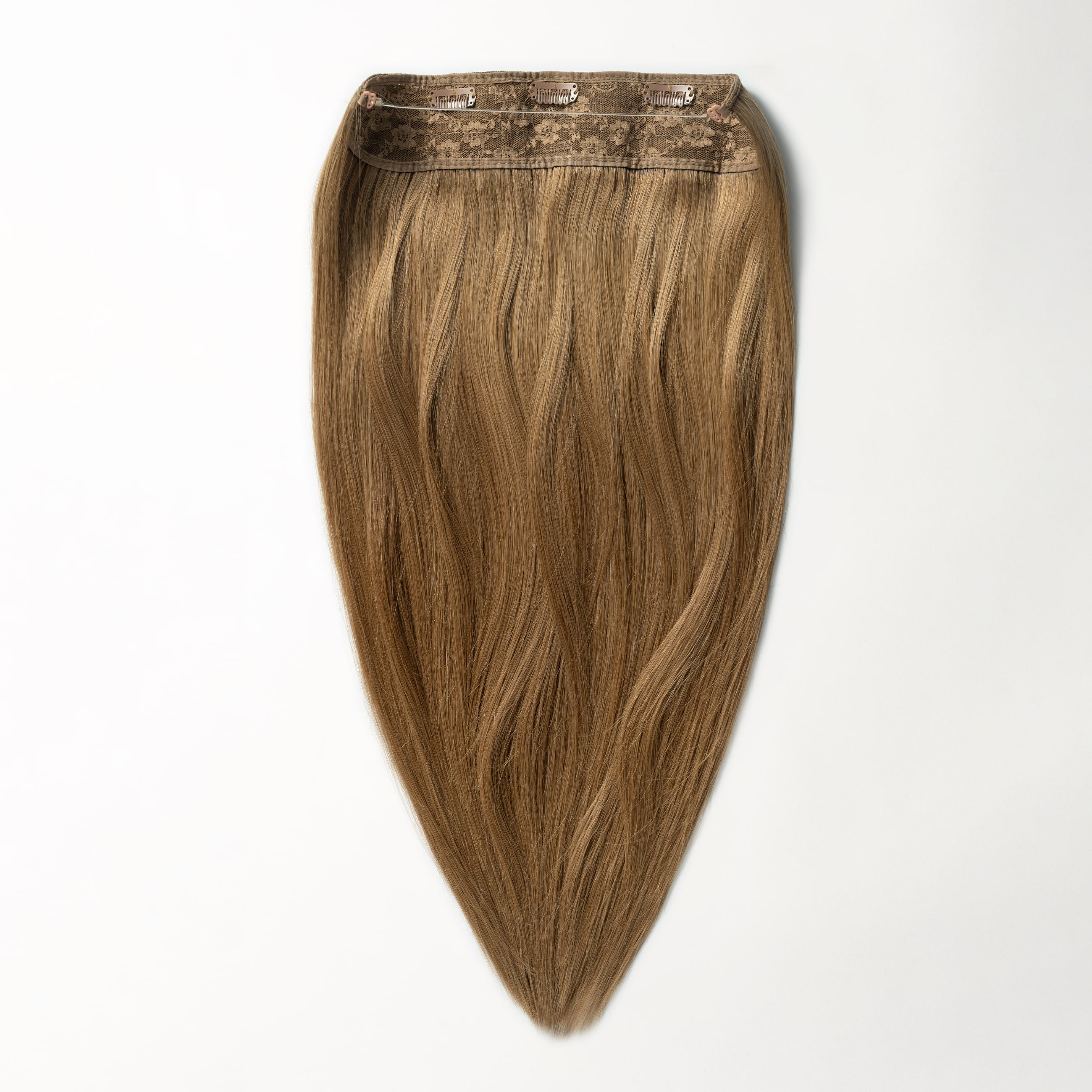 Halo hair extensions - Light Natural Brown 5