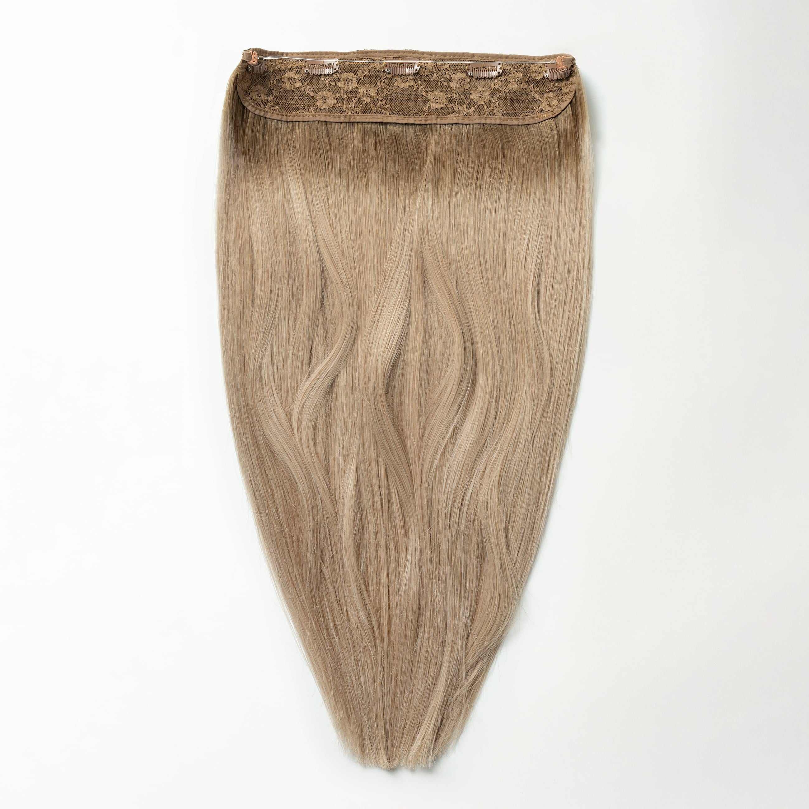 Halo hair extensions - Beige Blonde Root 5B+16B