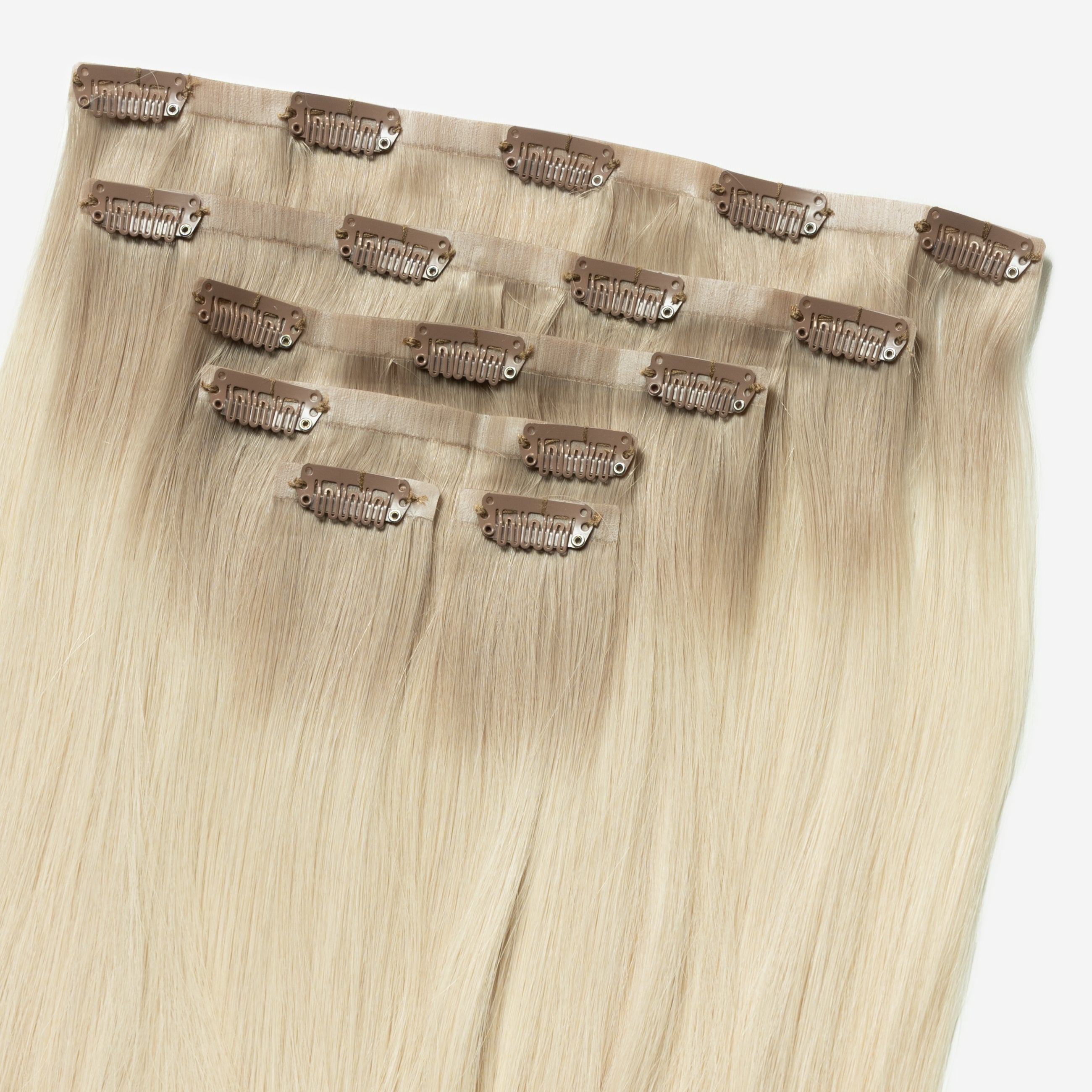 Invisible Clip In - Light Ash Blonde Root 16B+60B