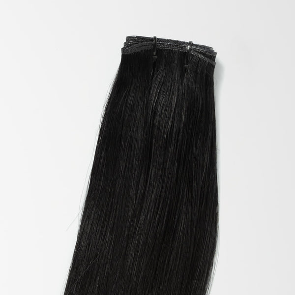 Invisible weft - Black 1 Invisible weft - Black 1