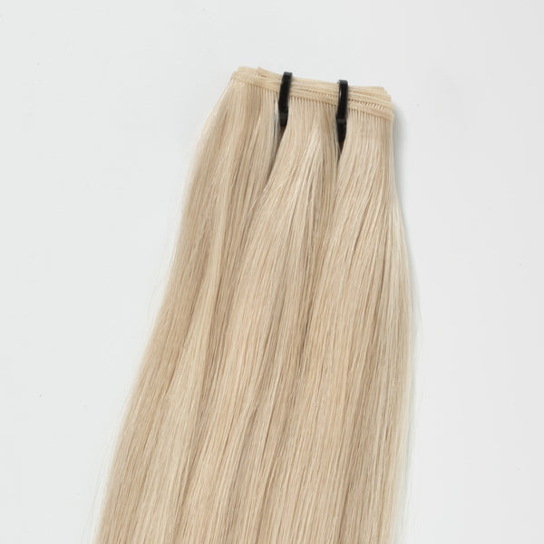 Invisible weft - Natural Blonde Root 5B+15