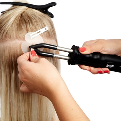Påsætning af hot fusion extensions Step 6