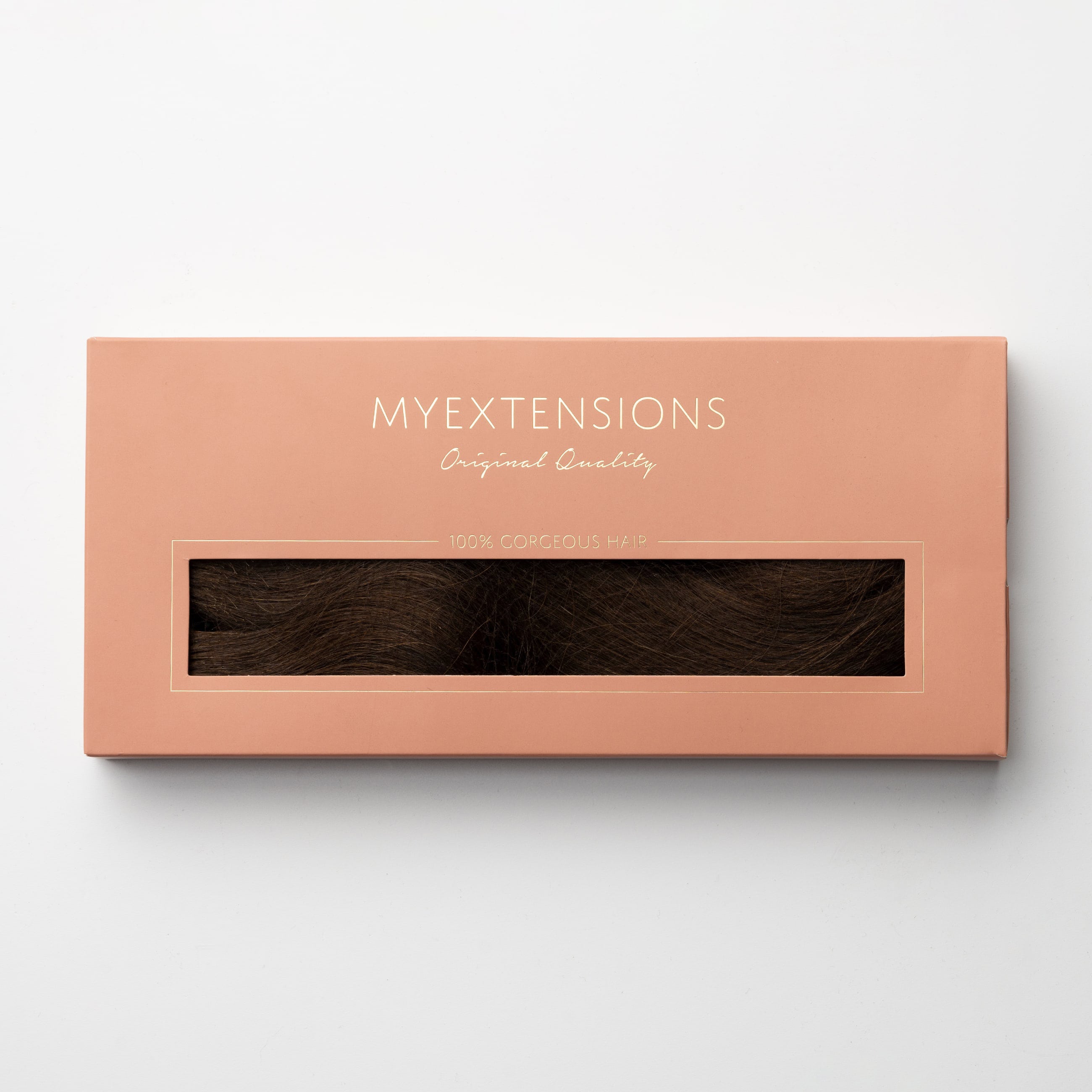 Ponytail extensions - Dark Ash Brown 2B