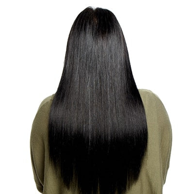 Påsætning af tape extensions Step 11