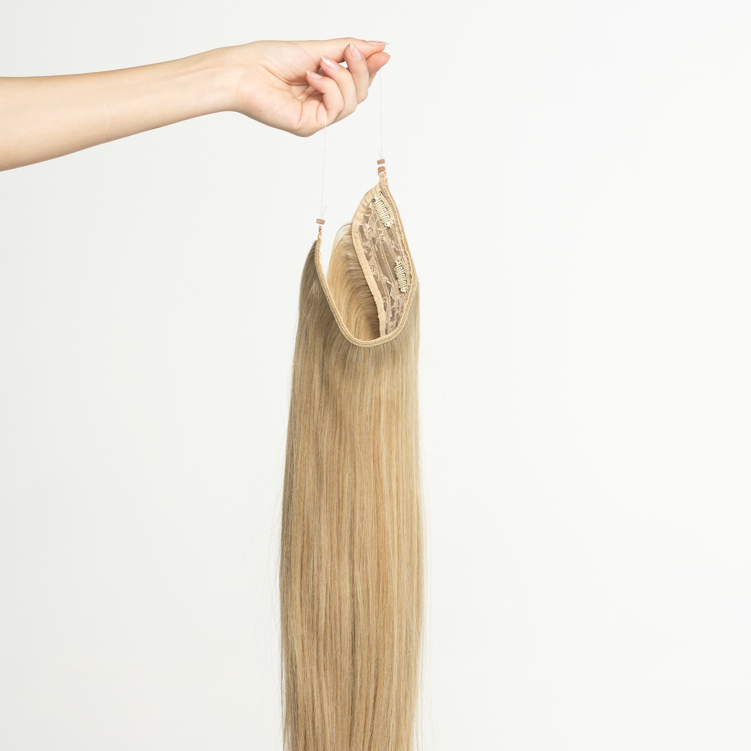 Halo hair extensions - Mørk beigeblond nr. 15