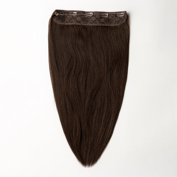 Halo hair extensions - Sortbrun nr. 1A