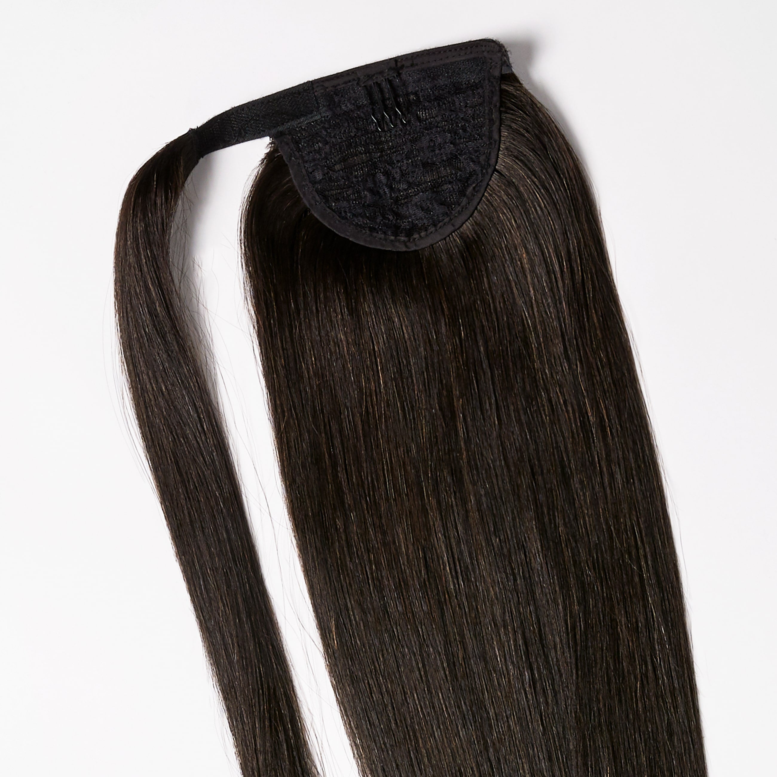 Ponytail extensions - Sortbrun nr. 1A