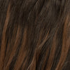 Invisible Clip In - Dark Chocolate Brown Balayage 1A+4