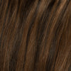 Invisible Clip In - Dark Chocolate Brown Mix 1B/4