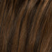Classic Ponytail extensions - Dark Chocolate Brown Mix 1B/4