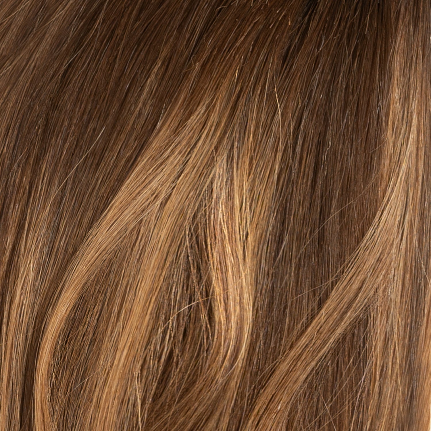 Halo hair extensions - Warm Brown Balayage 2+7