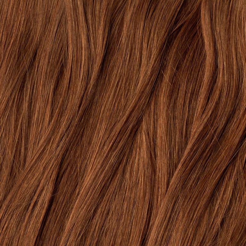 Halo hair extensions - Rødbrun nr. 6