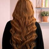 Halo hair extensions - Rødbrun nr. 6