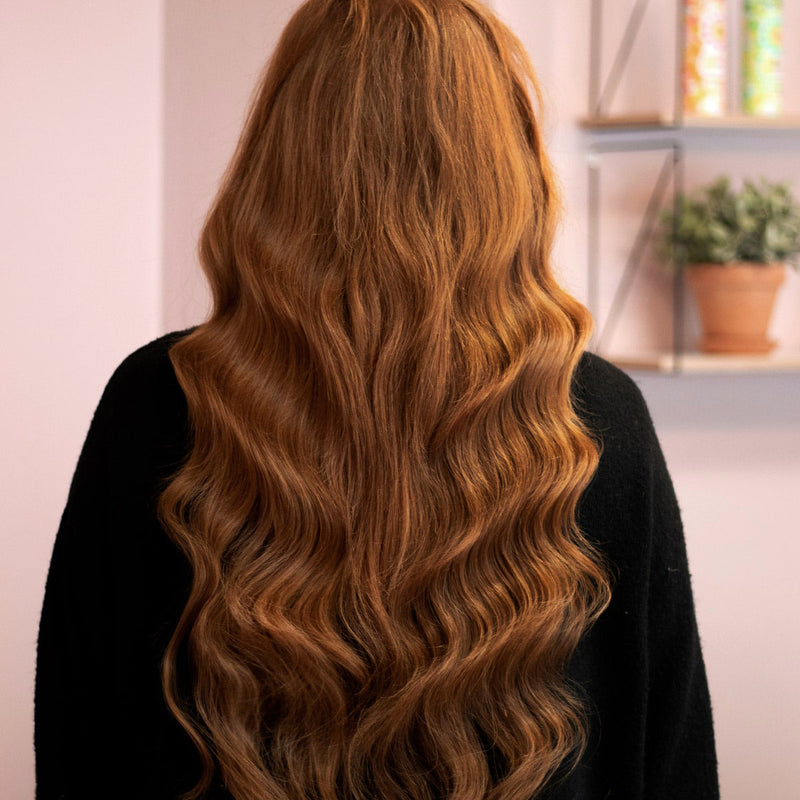 Halo hair extensions - Rødbrun nr. 6