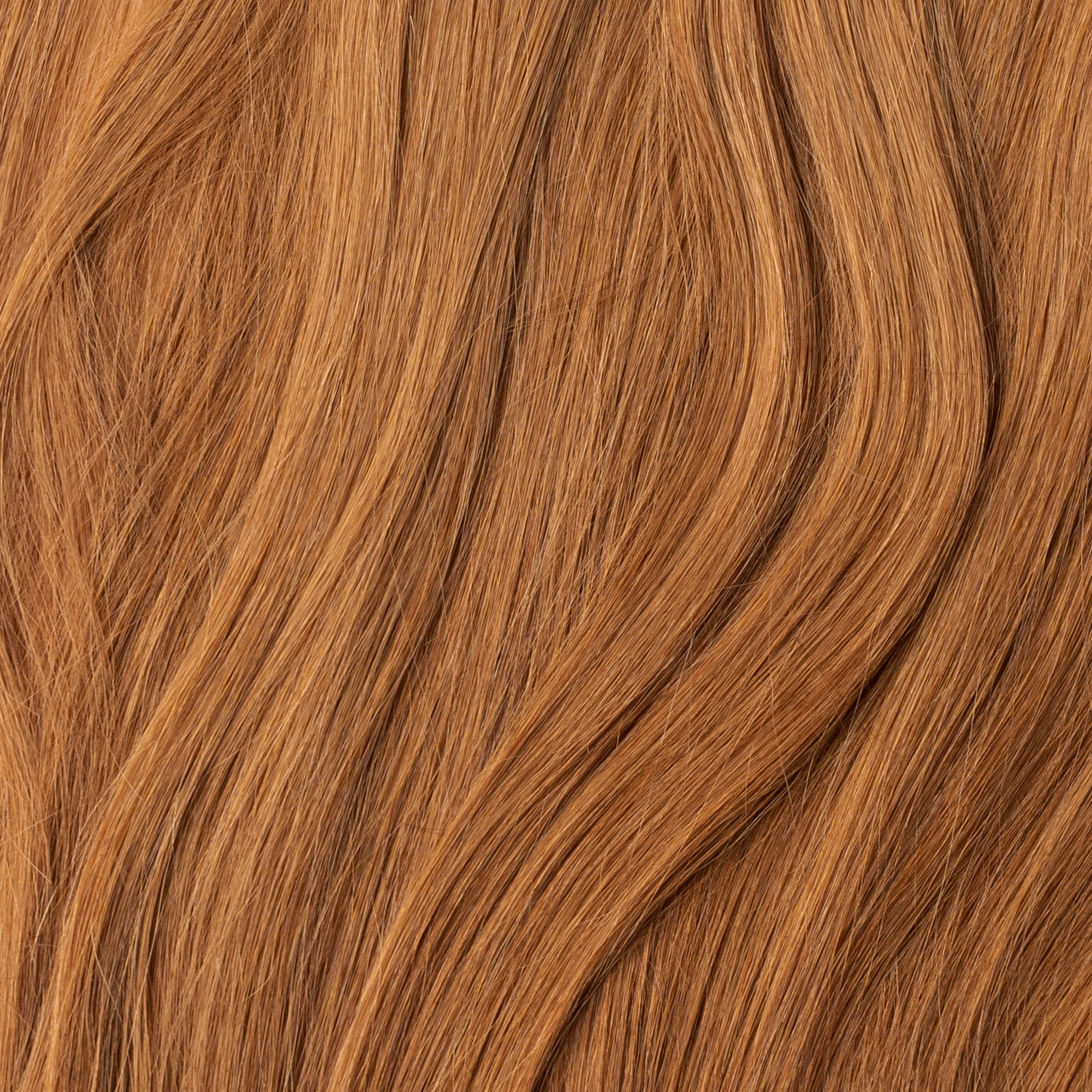 Halo hair extensions - Lys rødbrun nr. 7