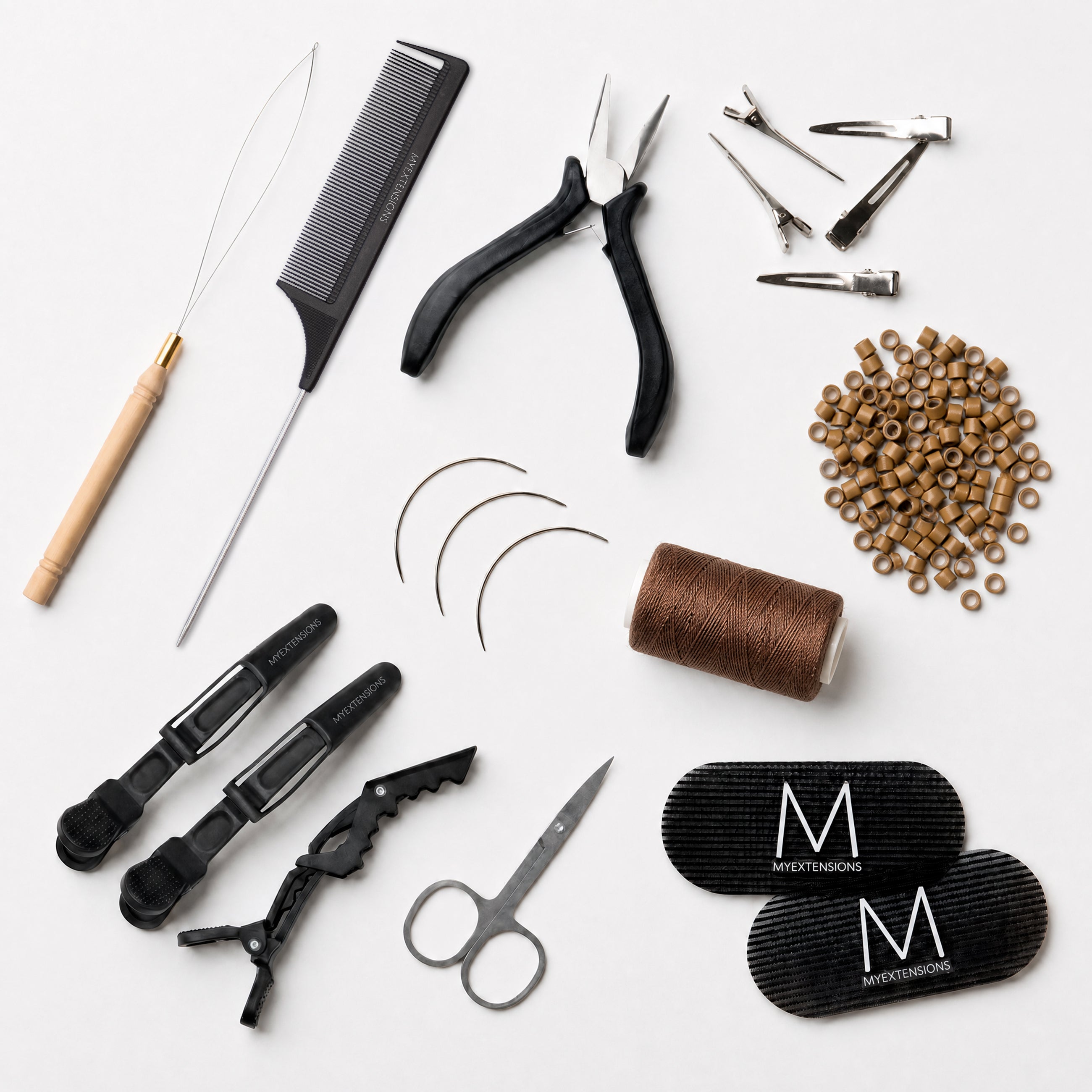 DIY Starter Kit - Wefts - Lys brun #8
