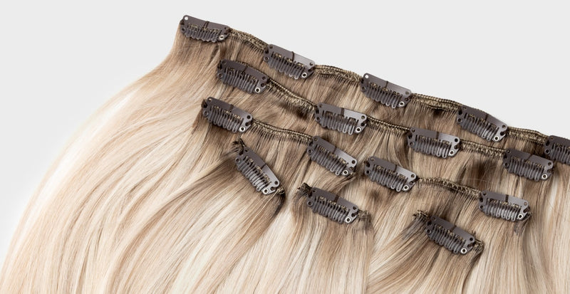 Vask og pleje af clip in extensions