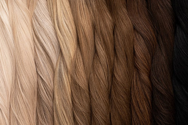 Find den rigtige farve hair extensions
