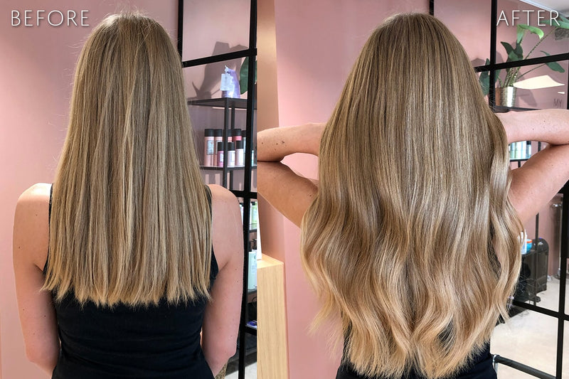 Hair extensions til normalt hår