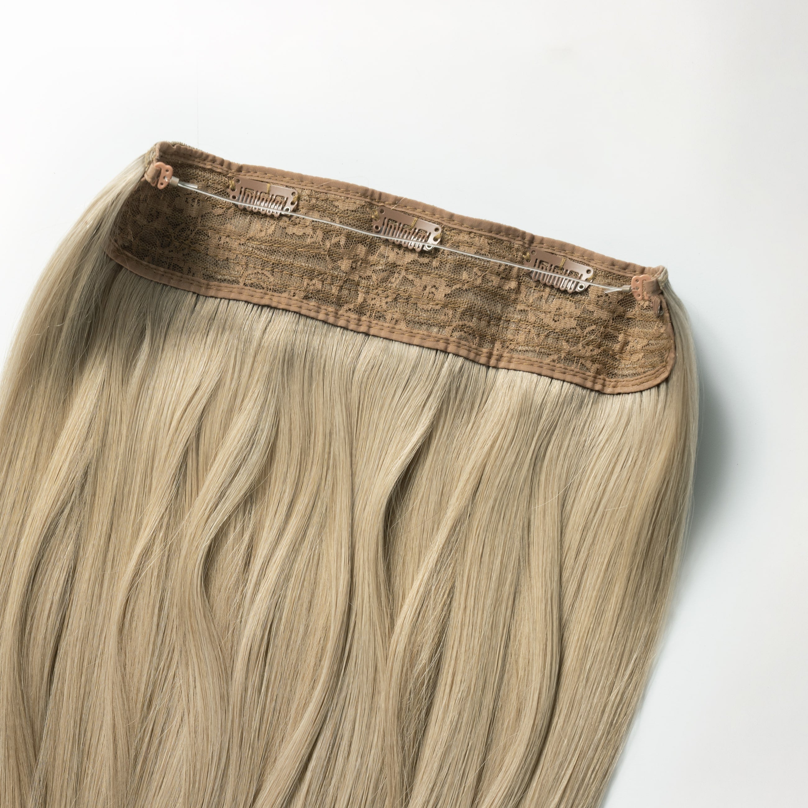 Halo hair extensions - Dark Ash Blonde 14B