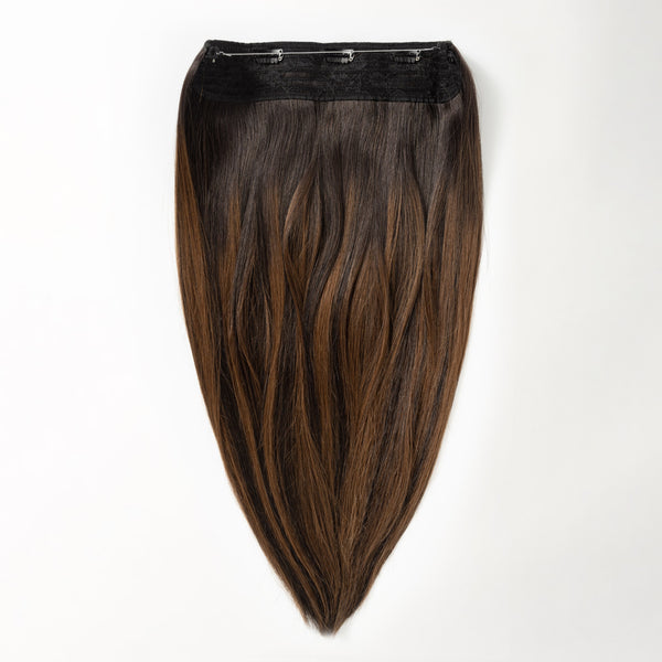 Halo hair extensions - Ash Brown 3B