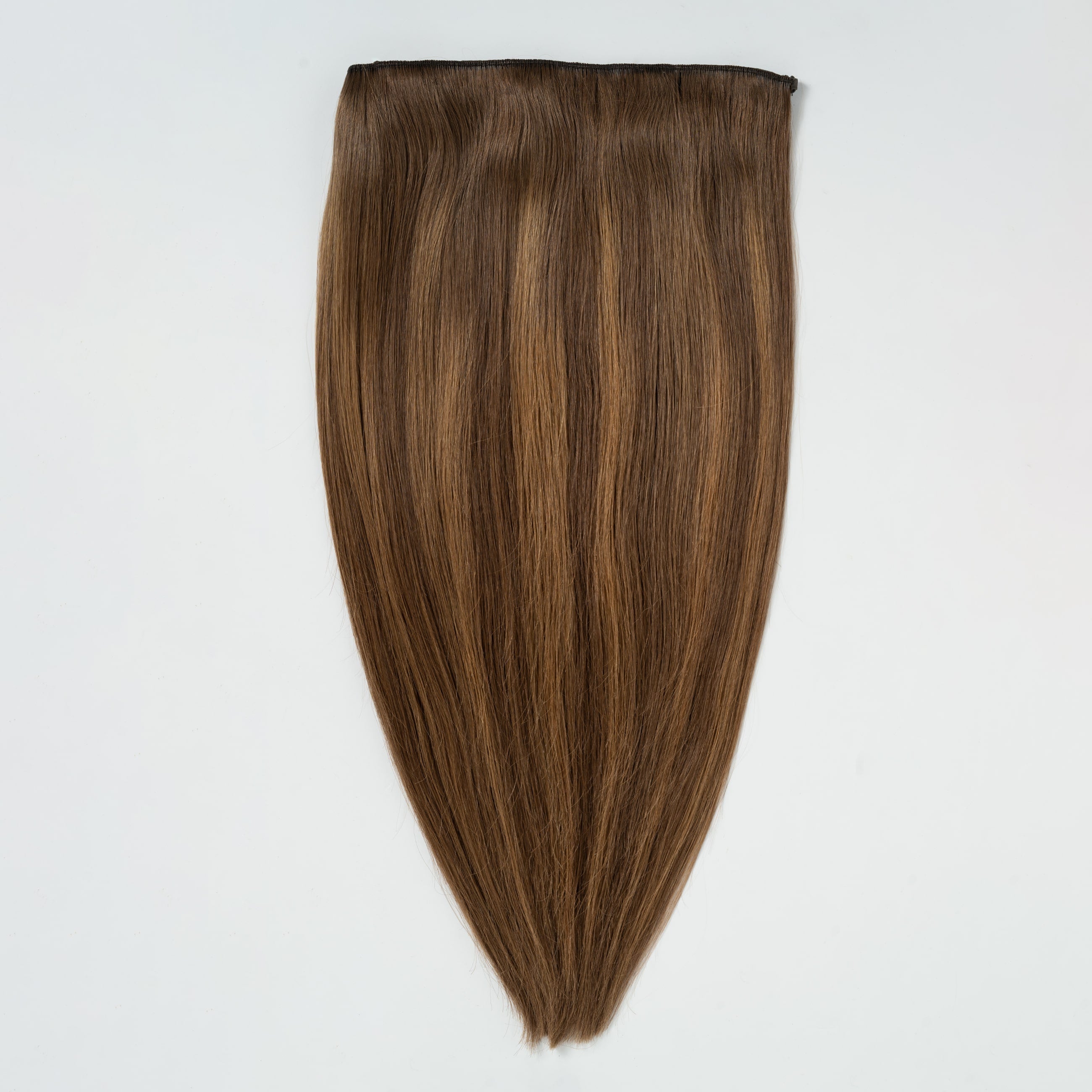 Halo hair extensions - Natural Brown Balayage 2B+5