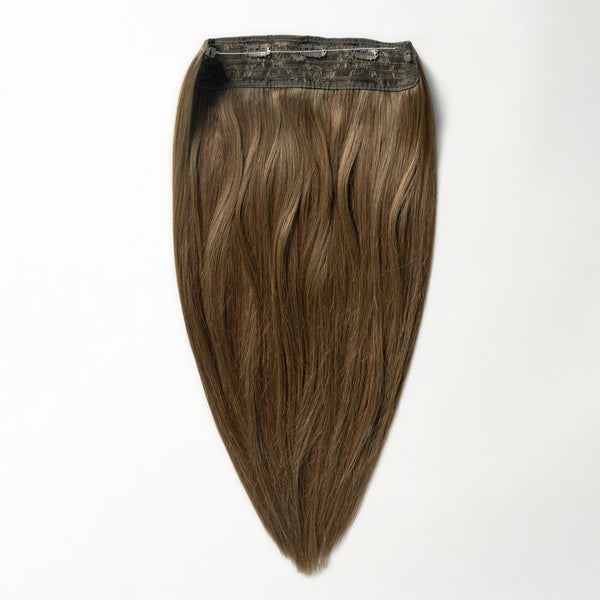 Halo hair extensions - Mørkbrun nr. 2