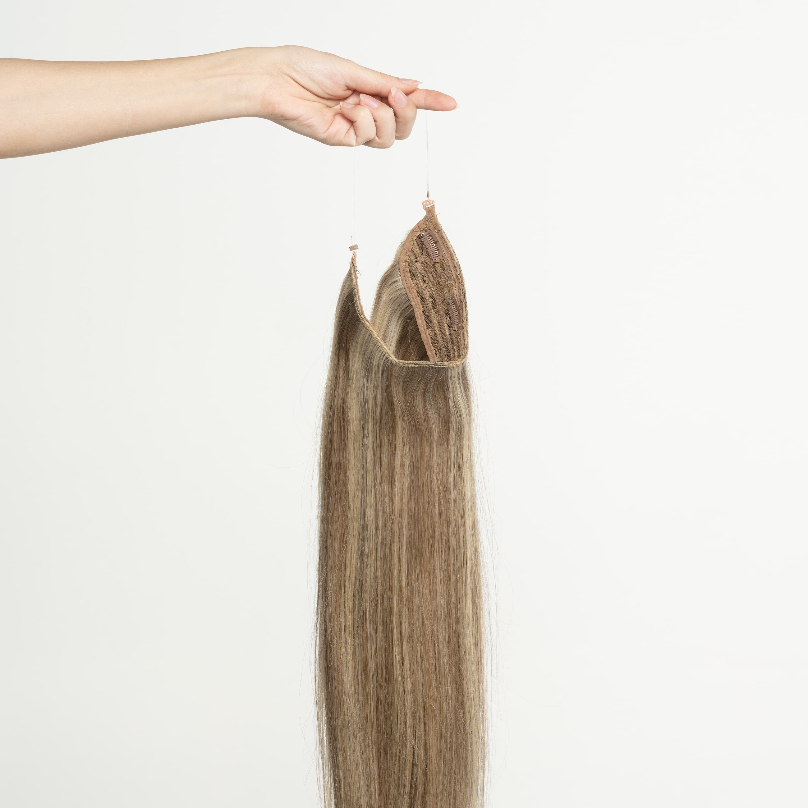 Halo hair extensions - Natural Blonde Mix 5B/15