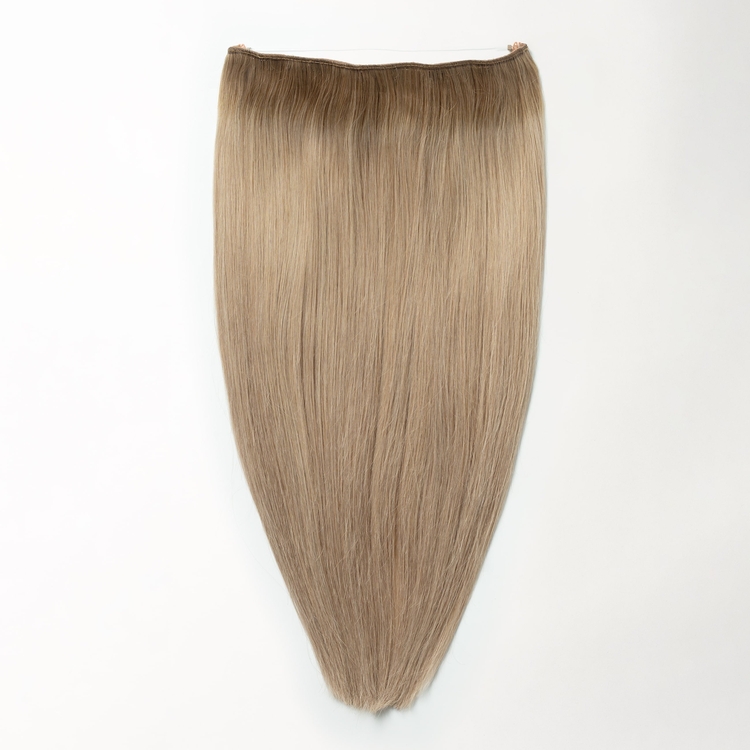 Halo hair extensions - Beige Blonde Root 5B+16B