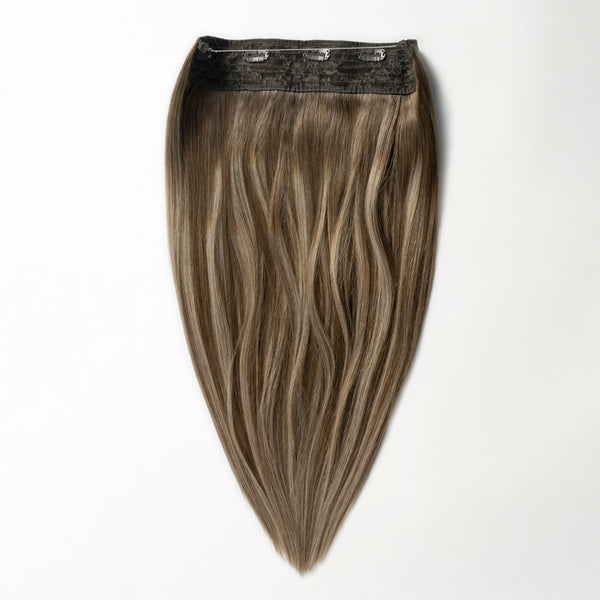 Halo hair extensions - Beige Blonde Root 5B+16B