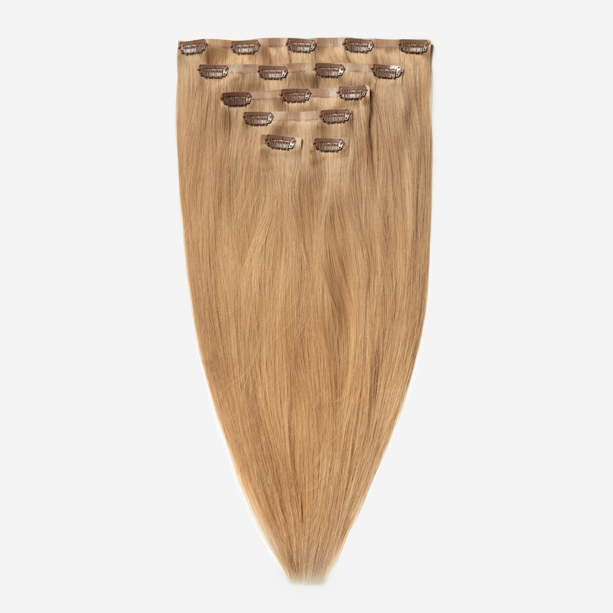 Invisible Clip In - Light Caramel 10