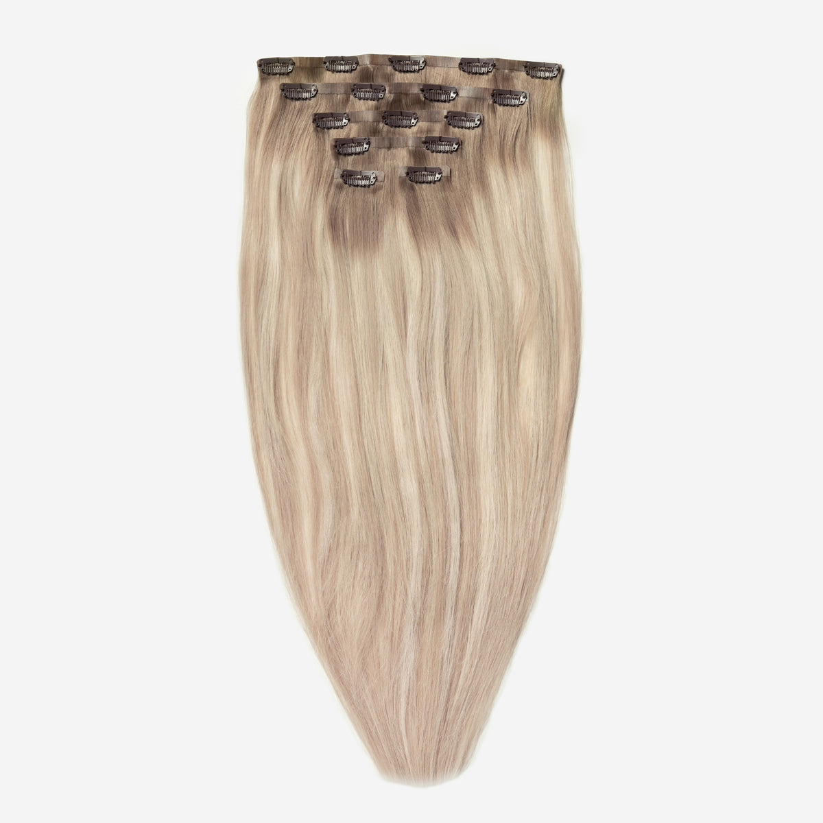Myextensions Invisible Clip In - Beige Blonde Mix Root 5B+16B/60B | Køb her