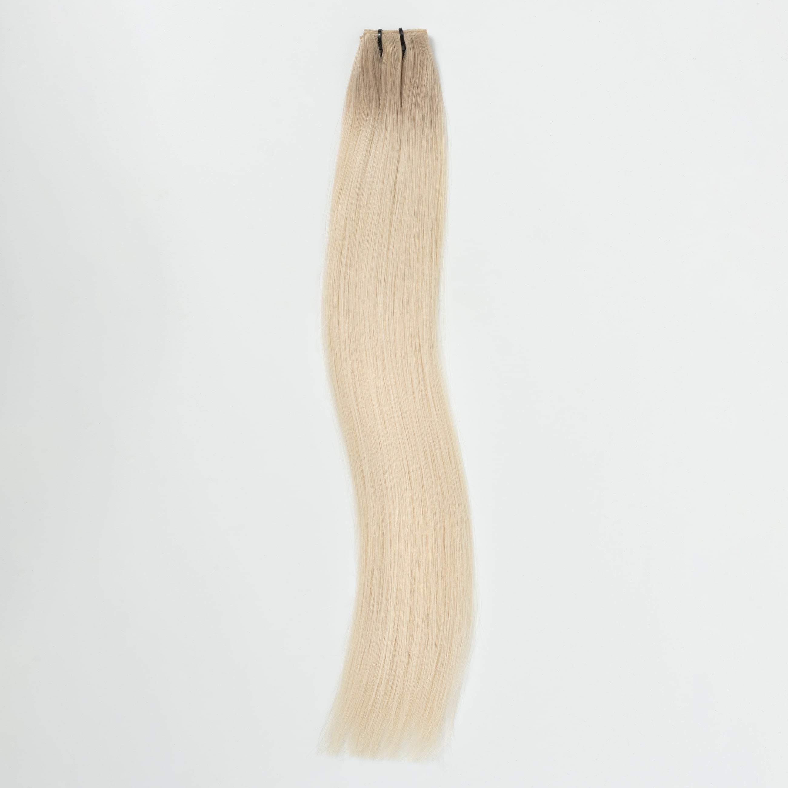 Invisible weft - Light Ash Blonde Root 16B+60B