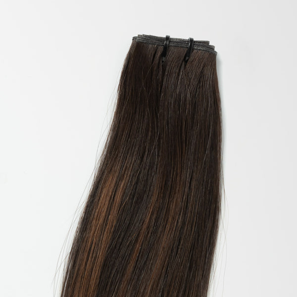 Invisible weft - Natural Brown Mix 3/10