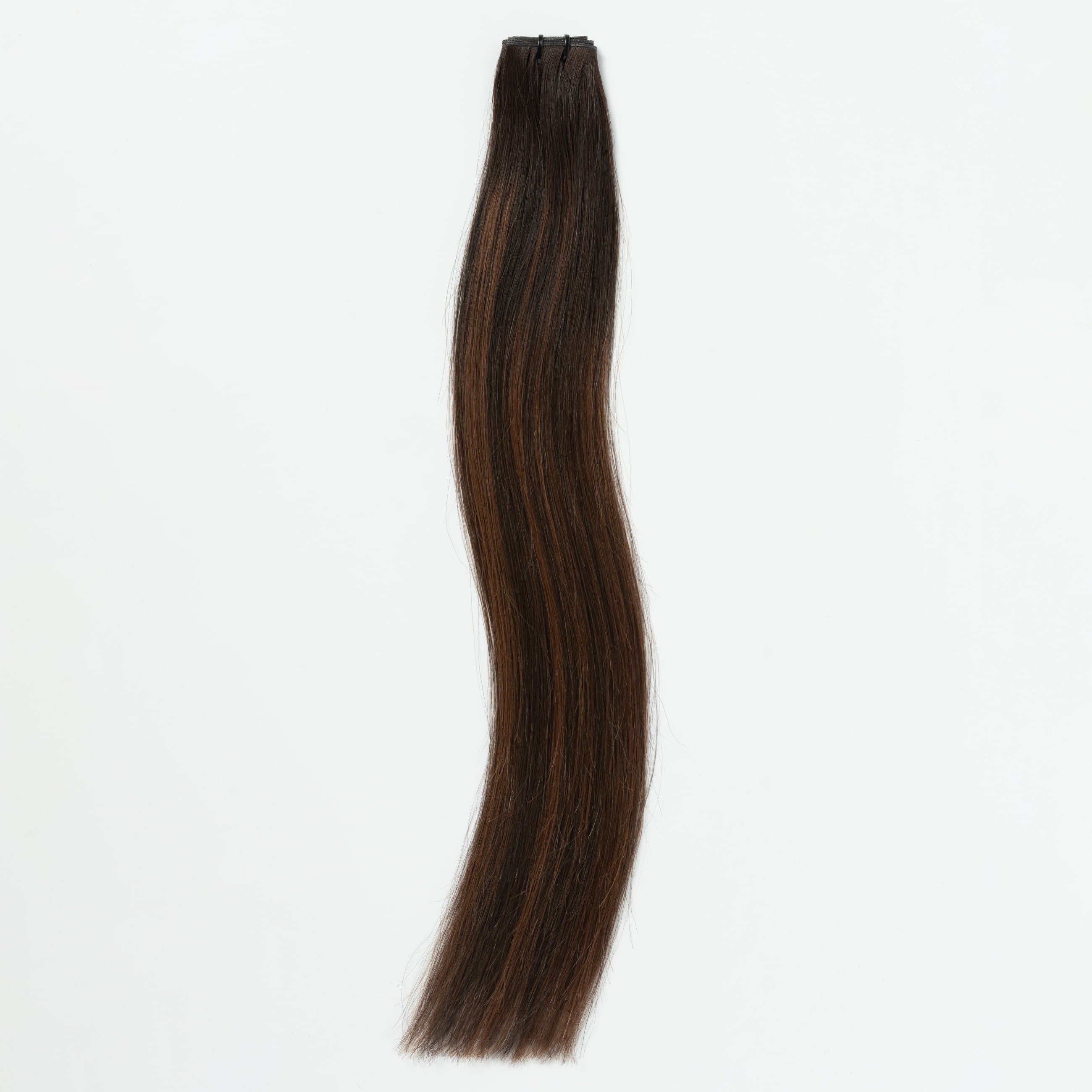 Invisible weft - Dark Chocolate Brown Balayage 1A+4