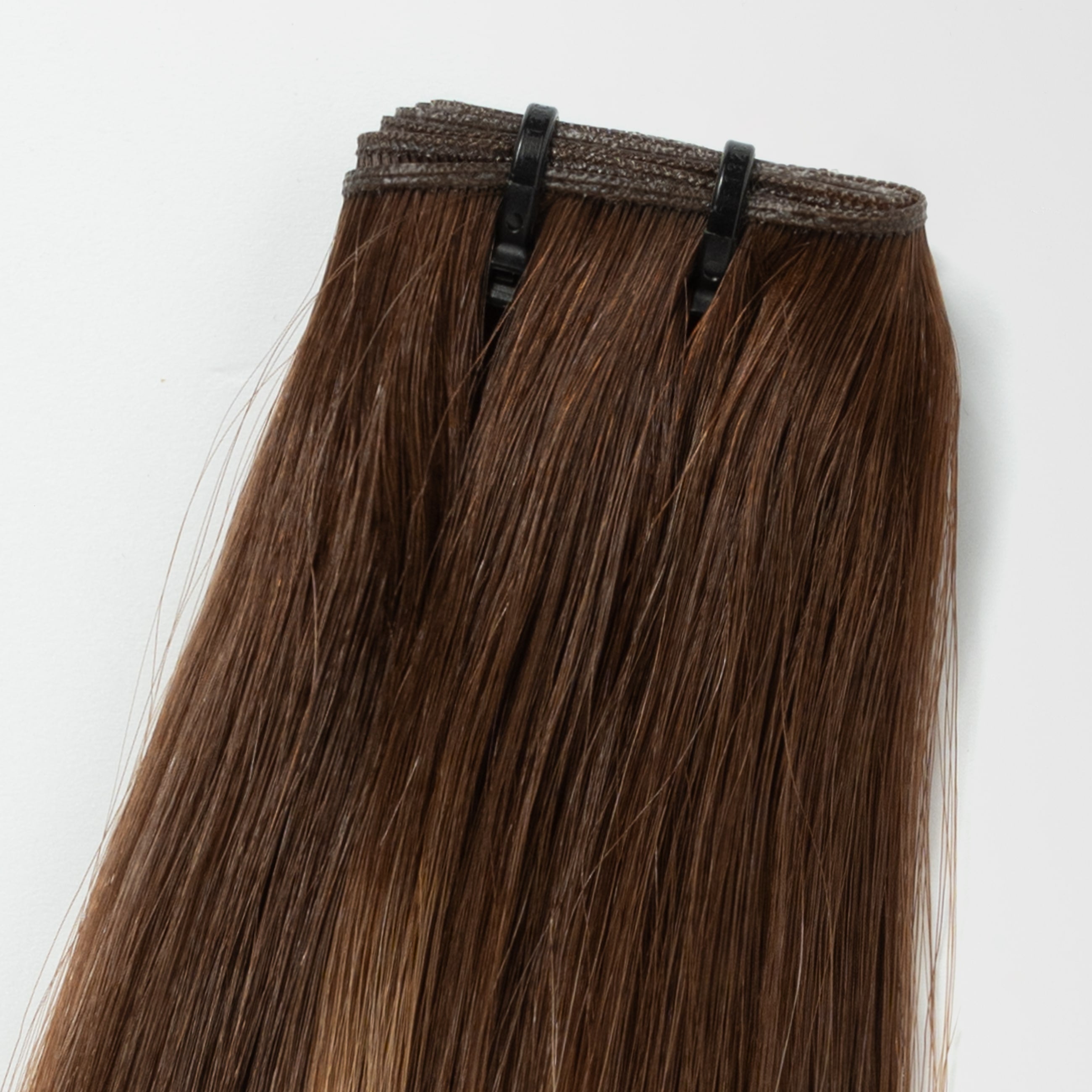 Invisible weft - Warm Brown Balayage 2+7