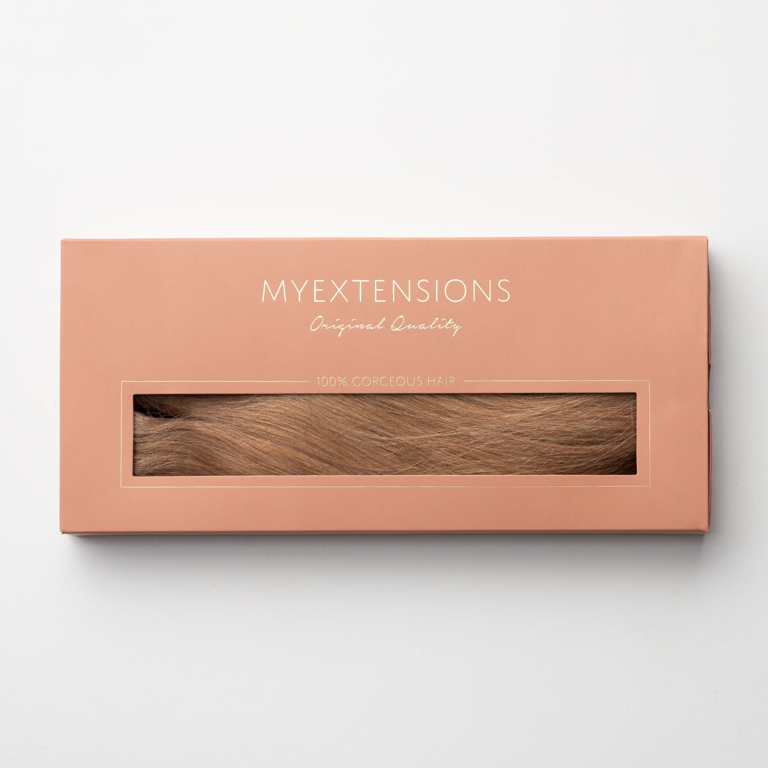 Halo hair extensions - Lys askbrun nr. 12B