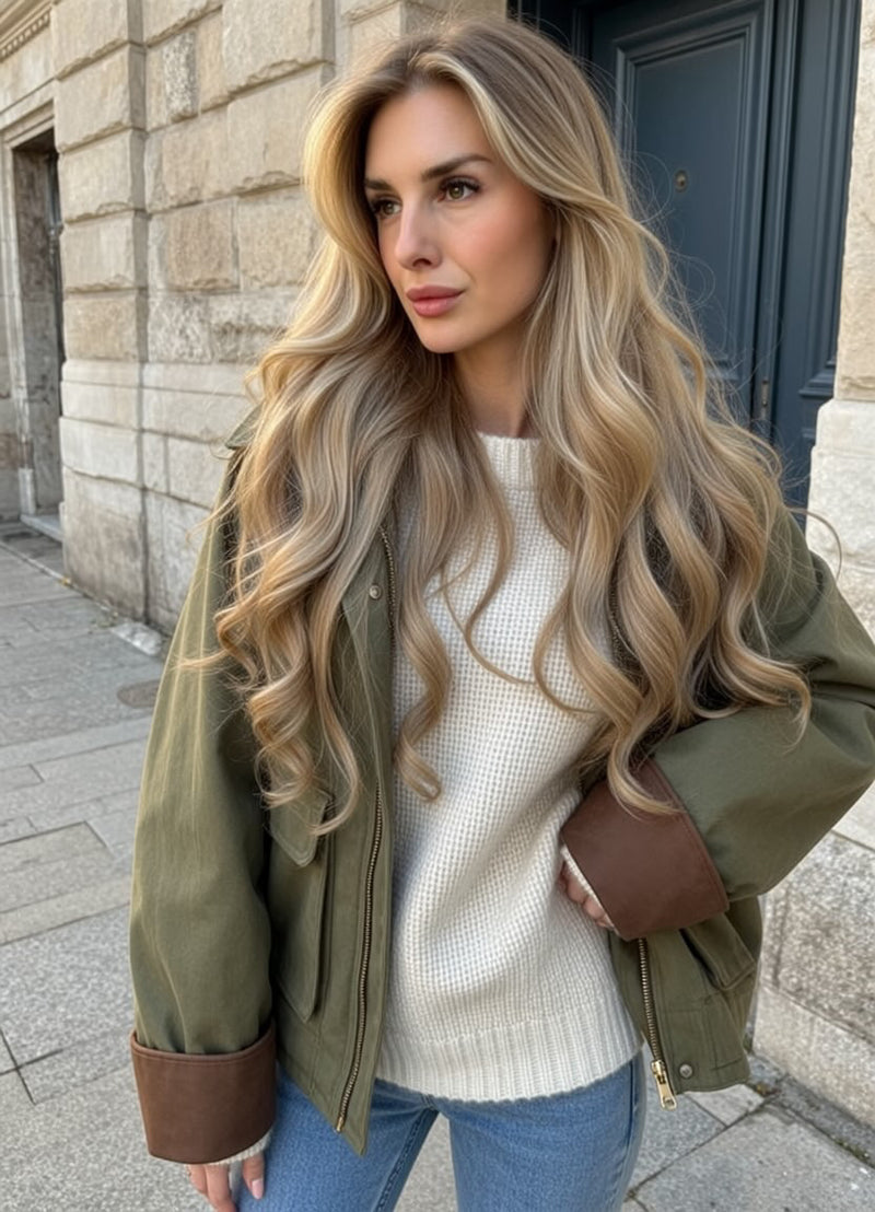 Se looks med Beige Blonde Balayage 3B+16B – billede 1
