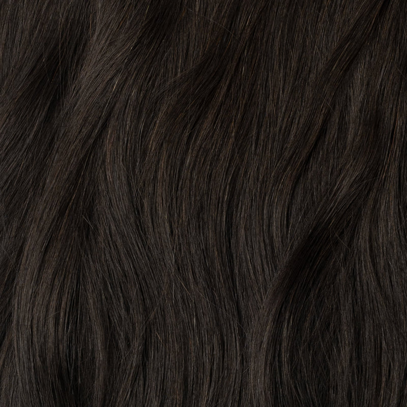 Ponytail extensions - Sortbrun nr. 1A