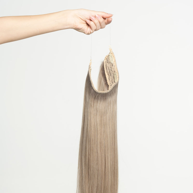 Halo hair extensions - Mørk askblond nr. 16B