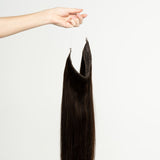Halo hair extensions - Ekstra mørkbrun nr. 1B