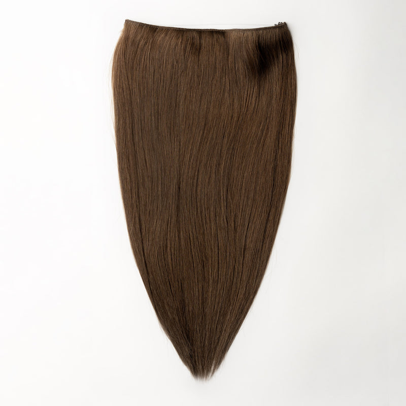 Halo hair extensions - Mørk naturbrun nr. 3